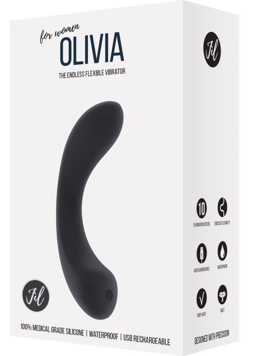⁦ויברטור גמיש ואלגנטי OLIVIA⁩ – תמונה ⁦10⁩