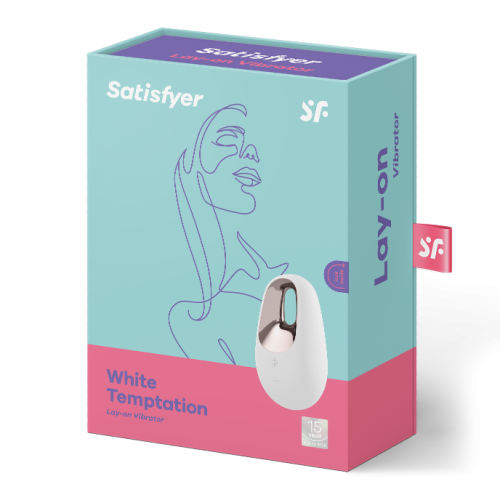 WHITE TEMPTATION LAY-ON VIBRATOR