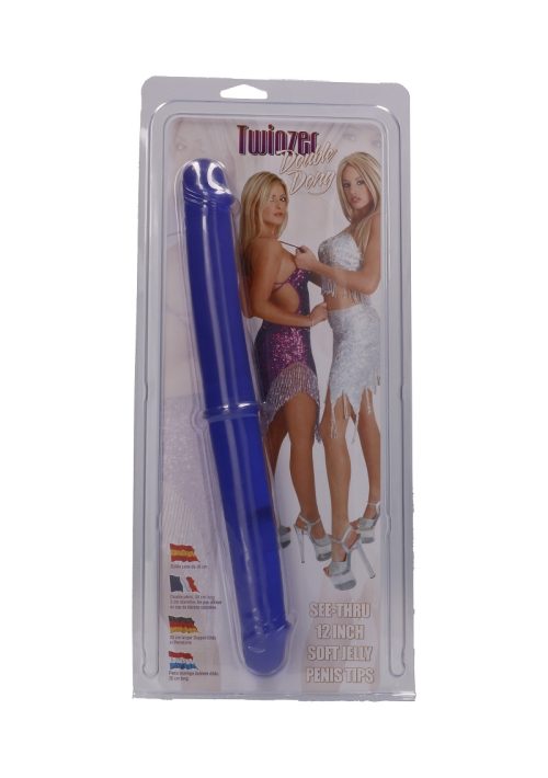 דילדו דו כיווני סגול