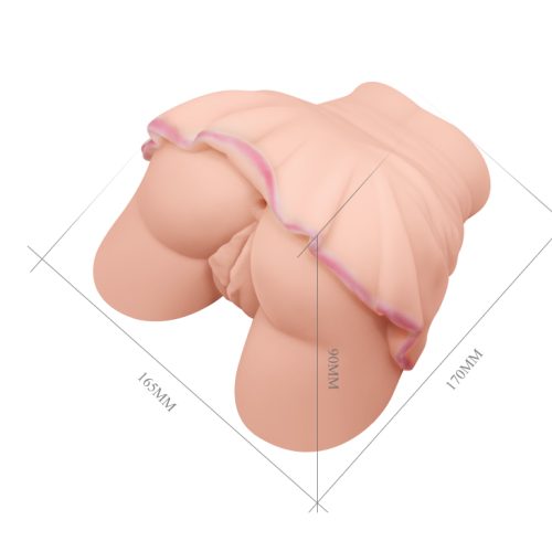 ישבן לאוננות עם 2 פתחי לחדירה