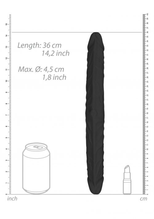 black double dildo