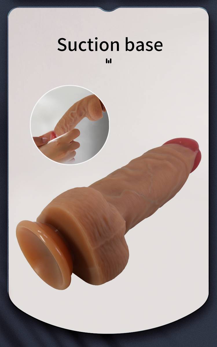 דילדו עבה מסיליקון נוזלי
