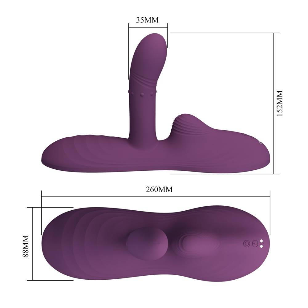 ויברטור ישיבה עם שלט רחוק