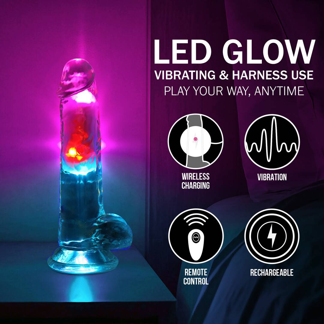 ויברטור ראליסטי עם נורות LED
