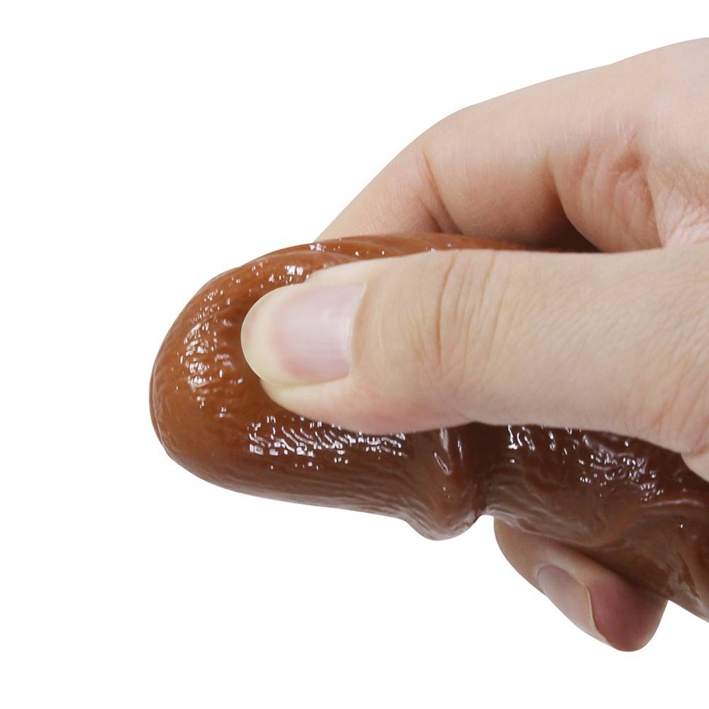 ויברטור נטען בצבע חום